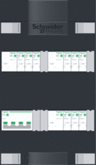 Schneider groepenkast 3 fase (220x380)