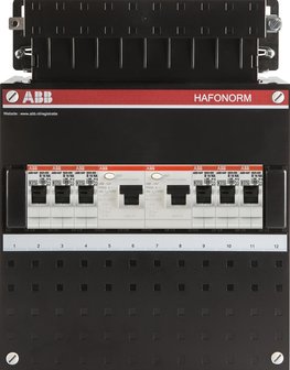 ABB meterkast 6 groepen