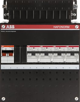ABB meterkast 4 aardlekautomaten