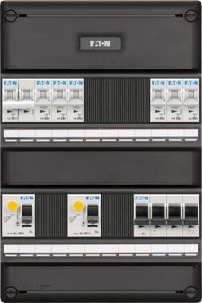 Eaton groepenkast met fornuisgroep