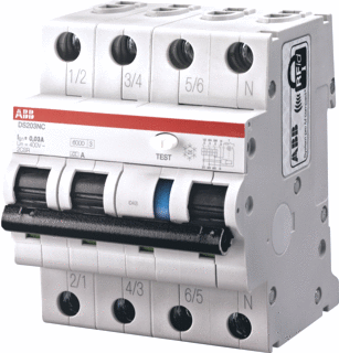 ABB aardlekautomaat 3 fase 