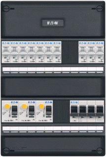 Eaton groepenkast 3 fase 10 groepen