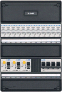 Eaton groepenkast 3-fase 12 groepen