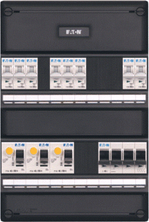Eaton groepenkast 3-fase 8 groepen