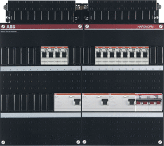 ABB groepenkast 3-fase 12 groepen