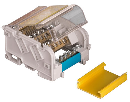 Aansluitverdeelblok 100A 4-polig