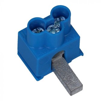 Aftakblok 3x16mm blauw