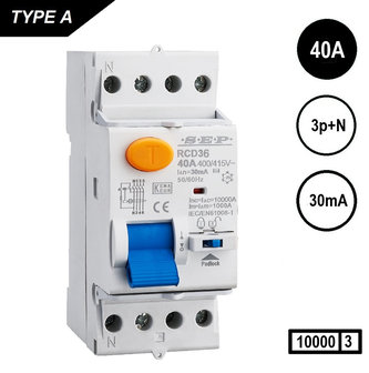 SEP aardlekschakelaar RCD36