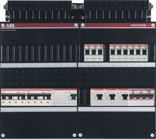 ABB groepenkast HE-H44.C16.C19