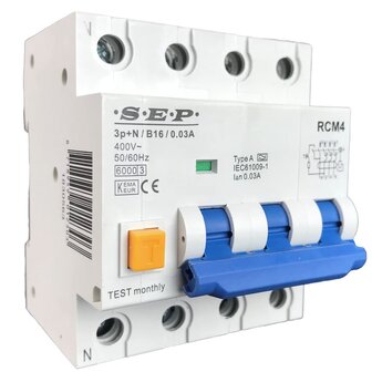 Aardlekautomaat SEP RCM4-C25.30