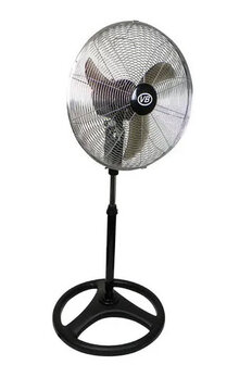Statief ventilator 18 Inch 45 cm 3 standen Zwart