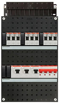 ABB groepenkast 3 fase 9 groepen