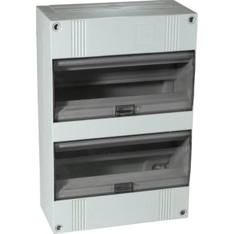 F-tronic lege groepenkast 2x12 modulen