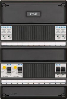 Eaton groepenkast 1-fase 4 groepen