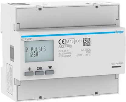 kWh-meter Hager ECP310D