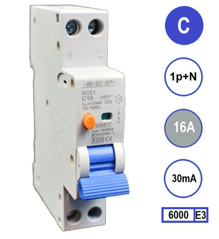 Aardlekautomaat C16A 30mA