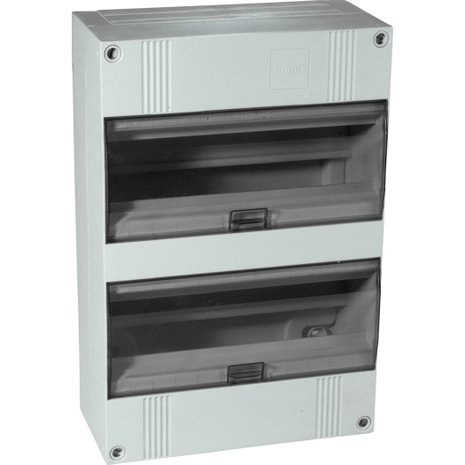 F-tronic lege groepenkast 2x12 modulen