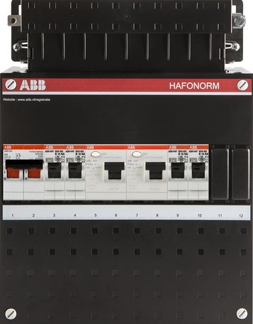 Meterkast ABB 4 groepen 1 fase (klein)