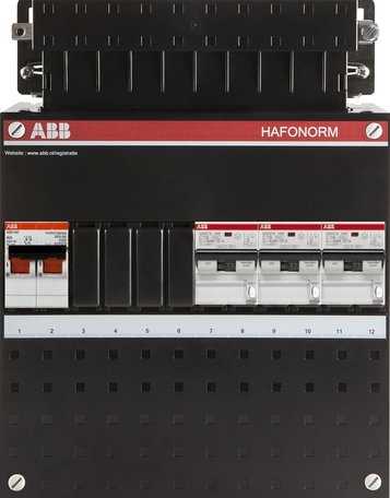 ABB 1 fase groepenkast 3 aardlekautomaten (220x280)