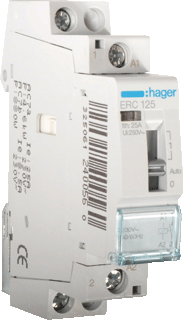 Hager ERC125 magneetschakelaar 1 maakcontact 230V