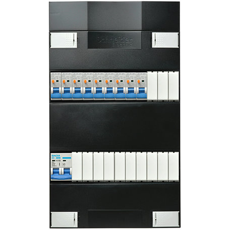 Groepenkast SEP 9 aardlekautomaten 1-fase