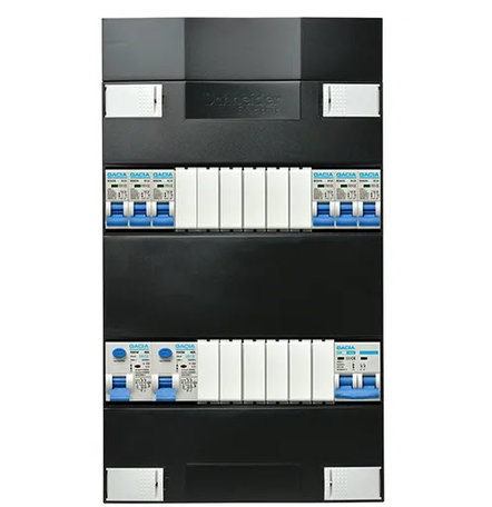 Groepenkast GACIA/Schneider 6 groepen 1 fase