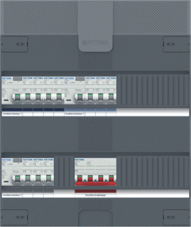 Attema NXT-L groepenkast 3-fase 10 groepen 