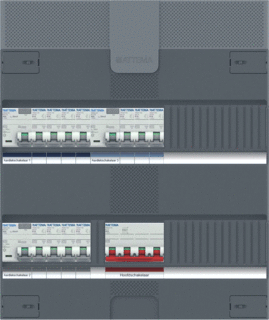 Attema NXT-L groepenkast 3-fase 11 groepen 