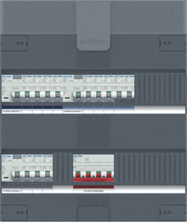 Attema NXT-L groepenkast 3F 10 groepen + fornuisgroep 