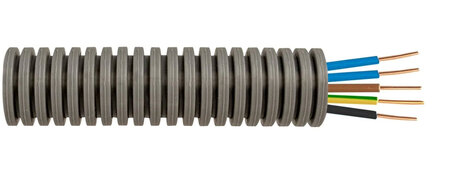 Flexbuis met draad 5x 2.5mm 20mm (100 meter)