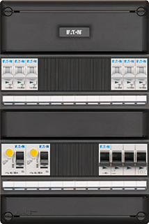 Groepenkast Eaton 6 groepen 1F&3F