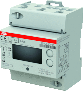 ABB KWH meter 3-fase EV3 012-100