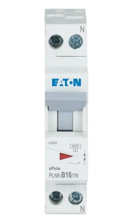 Eaton installatieautomaat B16A 1P+N