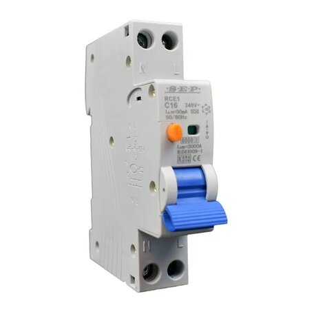 SEP aardlekautomaat B16A 100mA 1P+N
