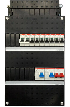 ABB SN 1F groepenkast 7 groepen + fornuisgroep