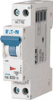 Eaton installatieautomaat 1P+N C20A 