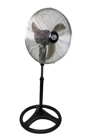 Statief ventilator 18 Inch 45 cm 3 standen Zwart