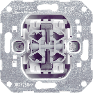 GIRA inbouw pulsdrukker viervoudig drukcontact