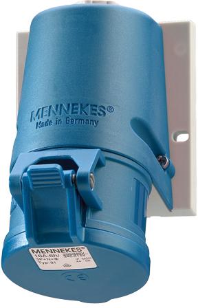 Mennekes CEE wandcontactdoos 230V/16A/3P