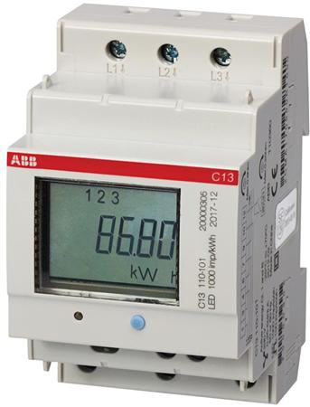 ABB kWh-meter 3 fase 40A met MID-keurmerk