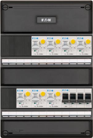 Eaton 3 fase groepenkast 7 aardlekautomaten + HS