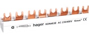 Hager KDN463E 3-fasen kamrail 3P+N (8 modulen)