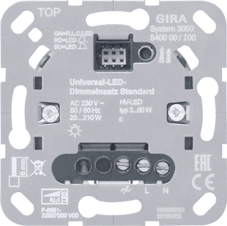 GIRA universeel led tastdimmer