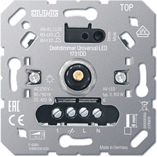 Jung leddimmer 1731DD Universeel led