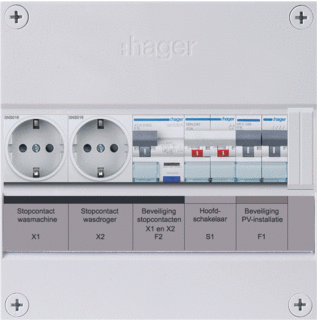 Hager PV-VERDELER VKG11PV-WW